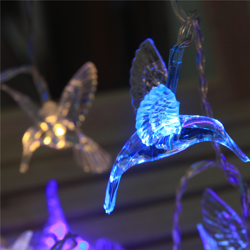 Hummingbird Solar Light String